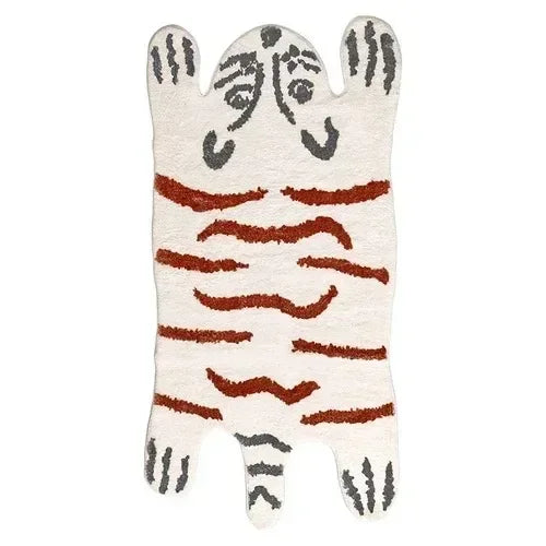 Navak Carpet Carpet for Living Room Tiger Leopard Print Plush Bedroom Bedside Mats Home Decoration Cartoon Fluffy Rugs Ковер Tapis Tapete 러그
