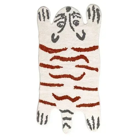 Navak Carpet Carpet for Living Room Tiger Leopard Print Plush Bedroom Bedside Mats Home Decoration Cartoon Fluffy Rugs Ковер Tapis Tapete 러그