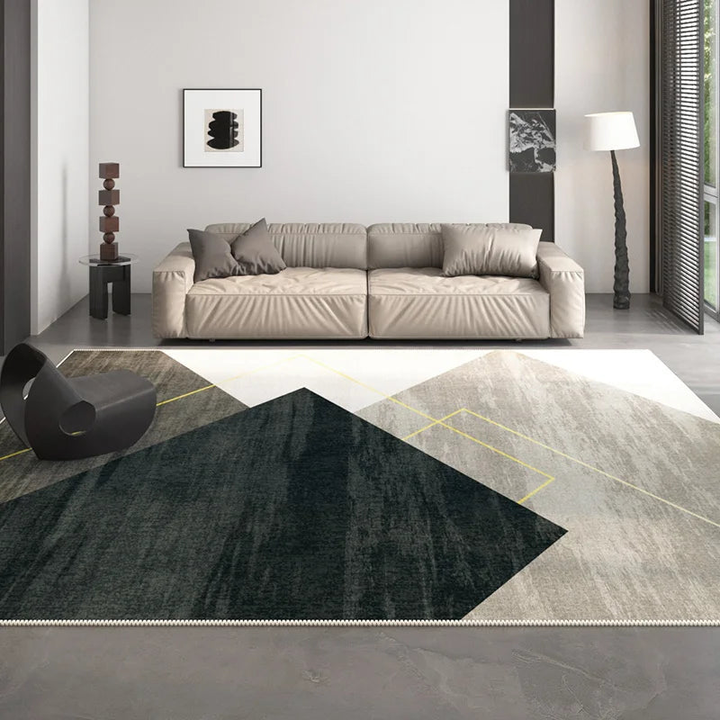Navak Carpet Nordic Style Carpets for Living Room Washable Bedroom Decor Geometric Pattern Carpet Luxury Lounge Rug Home Large Area Floor Mat