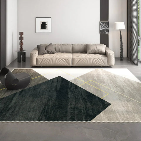 Navak Carpet Nordic Style Carpets for Living Room Washable Bedroom Decor Geometric Pattern Carpet Luxury Lounge Rug Home Large Area Floor Mat