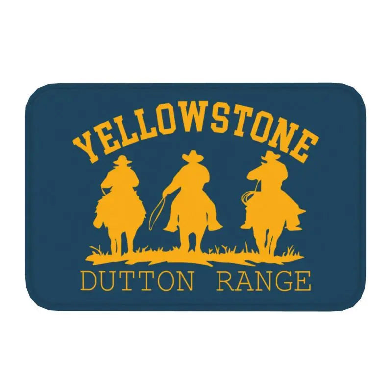 Navak Carpet Yellowstone Front Door Mat Anti-Slip Indoor Quick Dry Dutton Ranch Doormat Kitchen Balcony Entrance Rug Carpet