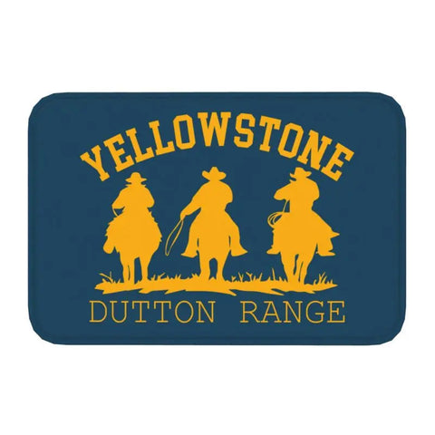 Navak Carpet Yellowstone Front Door Mat Anti-Slip Indoor Quick Dry Dutton Ranch Doormat Kitchen Balcony Entrance Rug Carpet