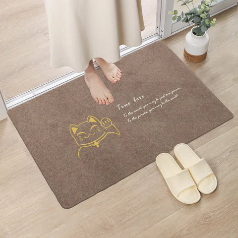 Navak Carpet Solid Welcome Entrance Doormats Carpets Rugs For Home Bath Living Room Floor Stair Kitchen Hallway Non-Slip Carpet