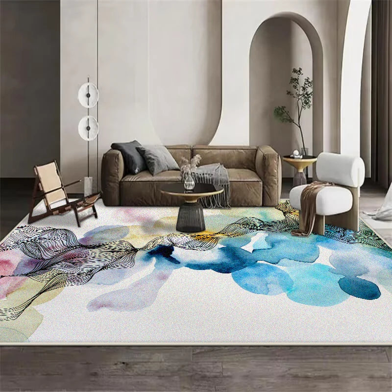 Navak Carpet Nordic Large Area Carpets for Living Room Decoration Home Rug Non-slip Bedroom Bedside Carpet Washable Children's Play Floor Mat