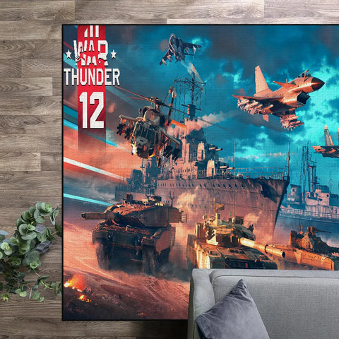 Navak Carpet W-ar Thunder Gaming Small Bedside Kitchen Bath Living Home House Bedroom Floor Mat Doormat Large Carpet Rug Decoration