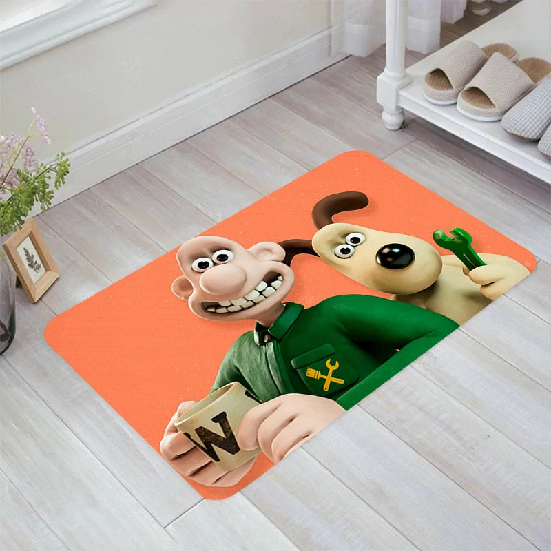 Navak Carpet A-Wallace and A-Gromit Floor Mat Carpets Kitchen Rug Home Doormat Entrance Door Balcony Rugs Room Mats Foot Carpet Bathroom Bath