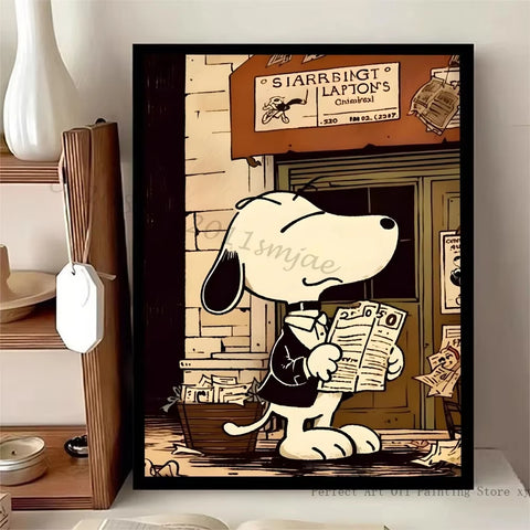 Navak Carpet Daily Picks Retro Classic S-Snoopy Dog Poster Stickers Art Wall Murals Decor Game Room Decor Gifts Painting