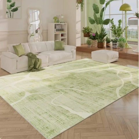 Navak Carpet Exclusive Picks Summer Simple Geometric Anti-Fouling Anti-Static Floor Mats Easy Care Living Room Bedroom Flannel Carpet Home Decoration