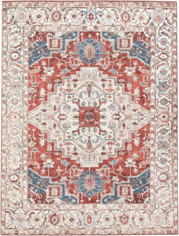 Navak Carpet Non-Slip Backing Area Rugs Pink Soft Carpet Foldable Machine Retro Washable for Living Room Bedroom Dining Home Office Decorate