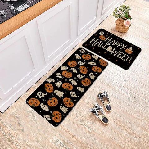 Navak Carpet Exclusive Picks Halloween Ghost Rug Kitchen Stain-Resistant Water-And Oil-Repelling Bathroom Anti-Slip Floor Mat Home Decoration