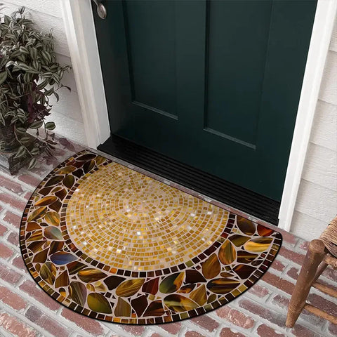 Navak Carpet Exclusive Picks Entrance Door Mat, Retro Stone-patterned Floor Mat, Dust-proof and Anti-slip Entrance Carpet, Welcome Floor Mat