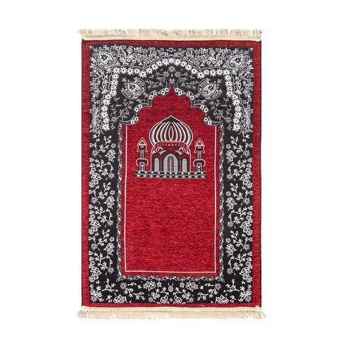 Navak Carpet Women Men Muslim Prayer Rug Worship Kneel Printed Floor Mat Protable Travel Prayer Rugs Ramadan Gift Soft Islamic Prayer Rug
