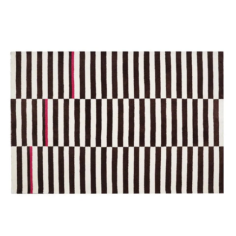Navak Carpet French Retro Bedroom Decor Stripe Carpet Minimalist Carpets for Living Room Home Art