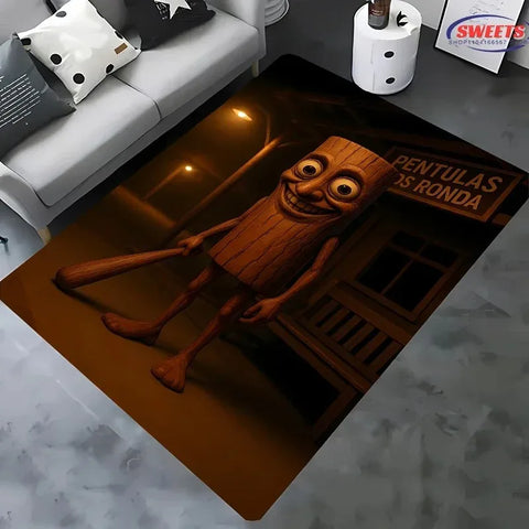 Navak Carpet Daily Picks Creates Virtual Creatures Italian Brainrot Cartoon Carpet Living Room Bedroom Bedside Bathroom Floor Mat Home Rug Gift