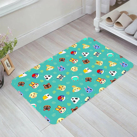 Navak Carpet Animal C-Crossing Game Floor Mat Home Carpet Entrance of House Room Rugs Carpets Balcony Kitchen Rug Foot Doormat Door Mats Bath