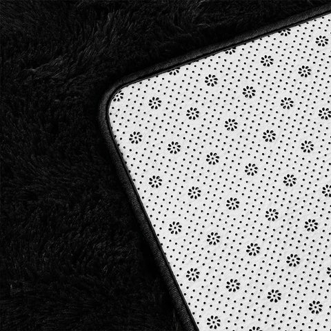 Navak Carpet Exclusive Picks  Luxury Black Large Area Plush Rug for Living Room Bedroom Fluffy Carpet,Shaggy Soft Bedside Rug Small Bathroom Floor Mat