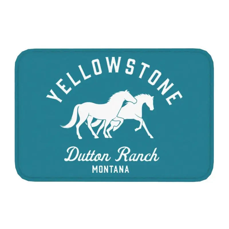 Navak Carpet Yellowstone Front Door Mat Anti-Slip Indoor Quick Dry Dutton Ranch Doormat Kitchen Balcony Entrance Rug Carpet