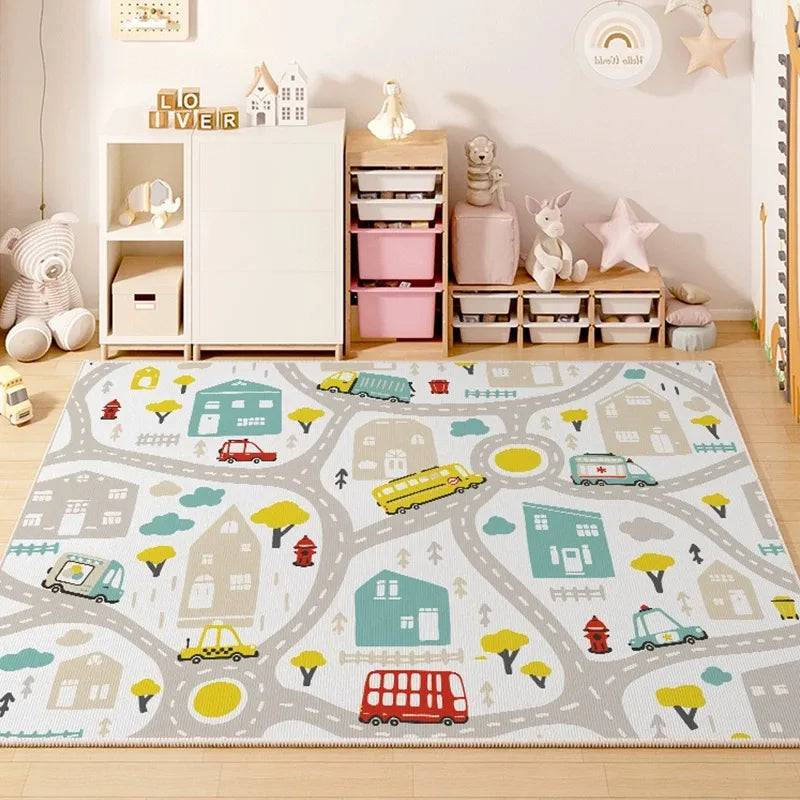Navak Carpet Exclusive Picks Children's Room Play Area Carpet Living Room Bedroom Children's Car track Digital puzzle game mat Baby play crawl mat