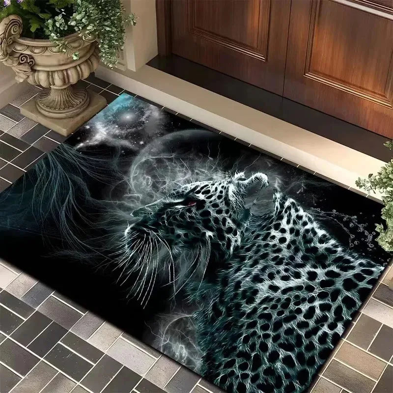 Navak Carpet Exclusive Picks Crystal Pile Carpet Zoo Lion Living Room Bedroom Bathroom Entryway Washable Dirty Resistant Rectangle Rugs