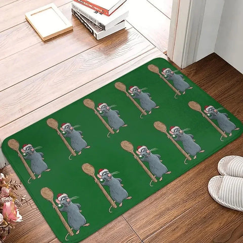 Navak Carpet MINOSO Remy The Little Chef From Ratatouille Doormat Rug Carpet Mat Footpad Polyester  Room Corridor Kitchen Bedroom