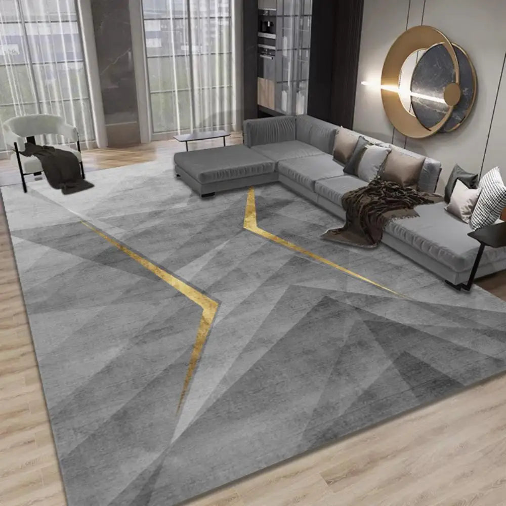 Navak Carpet Exclusive Picks Nordic Geometric Crystal Velvet Carpet Living Room Sofa Coffee Table Carpet Home Decor Bedroom Kitchen Lounge Carpet