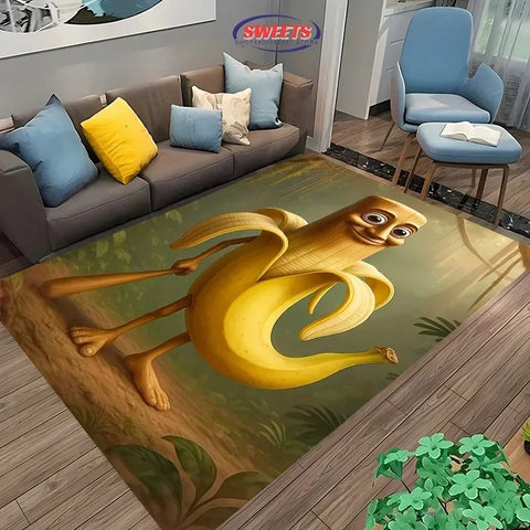 Navak Carpet Daily Picks Creates Virtual Creatures Italian Brainrot Cartoon Carpet Living Room Bedroom Bedside Bathroom Floor Mat Home Rug Gift