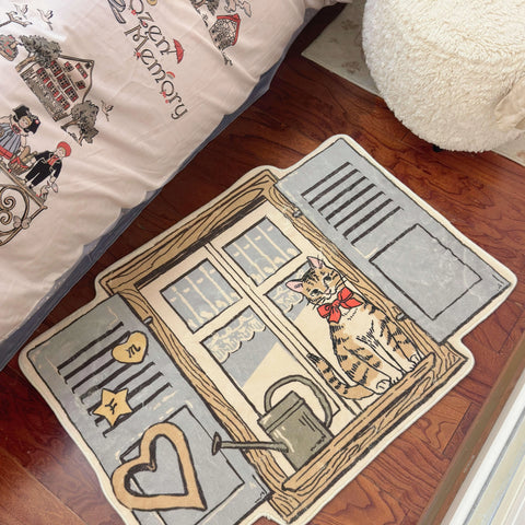 Navak Carpet Exclusive Picks Cloud-Hug Bedside Rug - Static-Safe™ Fluff for Tiny Toes, OEKO-TEX® Certified Dreamy Decor | Whimsical Nursery Floor Art