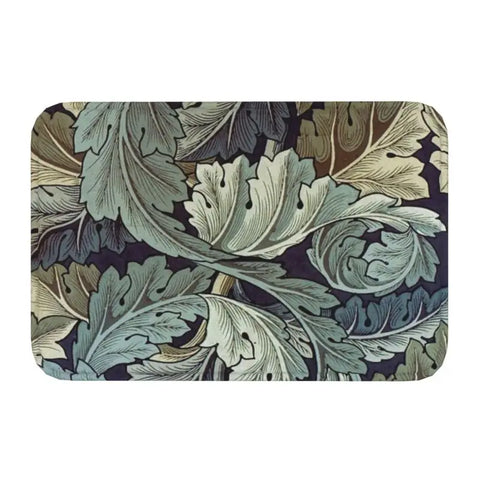 Navak Carpet Custom William Morris Compton Floral Art Nouveau Pattern Doormat Bath Door Floor Mat Textile Pattern Toilet Rug Carpet Footpad