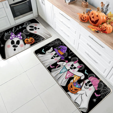Navak Carpet Exclusive Picks Halloween Ghost Rug Kitchen Stain-Resistant Water-And Oil-Repelling Bathroom Anti-Slip Floor Mat Home Decoration