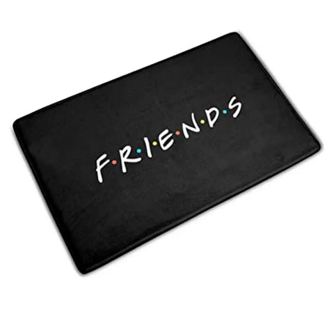 Navak Carpet Classic Friends Welcome Door Mat for Bathroom Kitchen New Friends TV Show Flannel Floor Rug Carpet Rubber Entrance Doormat Xmas