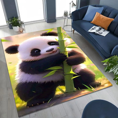 Navak Carpet 27 Style Dream Panda Cute Cartoon Art Rug for Bedroom Living Room Sofa Home Doormat Decor,Large Kid Play Non-slip Floor Mat Gift