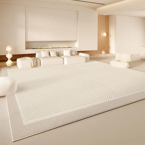 Navak Carpet Exclusive Picks Cream Wind Carpet Living Room Light Luxury Premium Feeling Faux Cashmere Floor Mat Large Full Pave Home Essentials