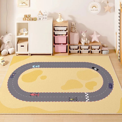 Navak Carpet Exclusive Picks Children's Room Play Area Carpet Living Room Bedroom Children's Car track Digital puzzle game mat Baby play crawl mat