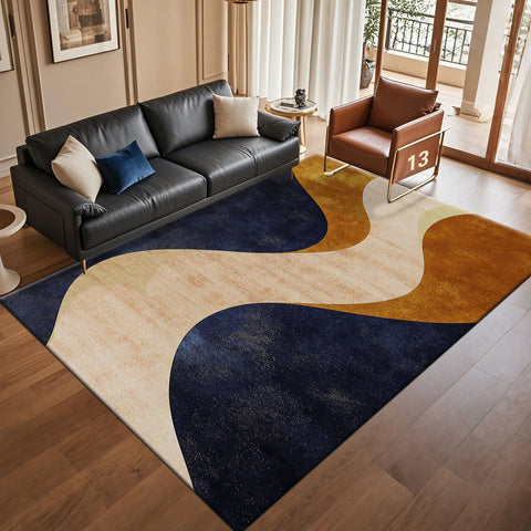 Navak Carpet Modern Light Luxury Abstract Carpet for Living Room Coffee Tables Sofa Rugs Bedroom Soft Floor Mat