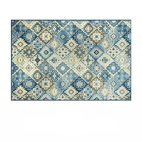 Navak Carpet Crystal velvet carpetBohemian Pattern Decorative Living Room Carpet Tribal Style Moroccan Luxury Persian Bedroom Rug Geometric A