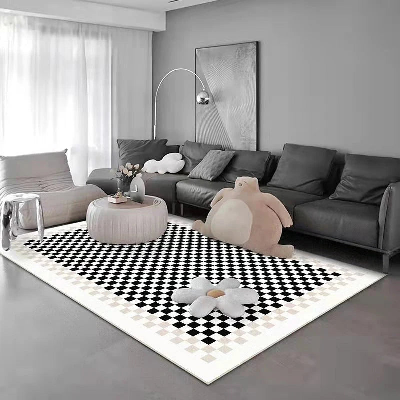 Navak Carpet Living Room Carpet Brown Patterned Rug Big Size Home Decoration Floor Mat Soft Plush Room Decor Large Area Rugs Shaggy Bedroom