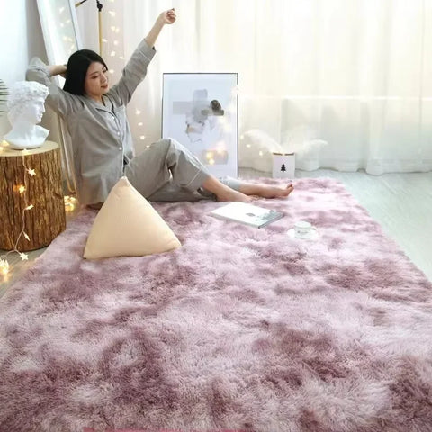 Navak Carpet Furry Room Decoration Super Soft Large Area Full Carpet Floor Mat Modern Winter Thick Tea Table Rugs for Bedroom Living Room Rug