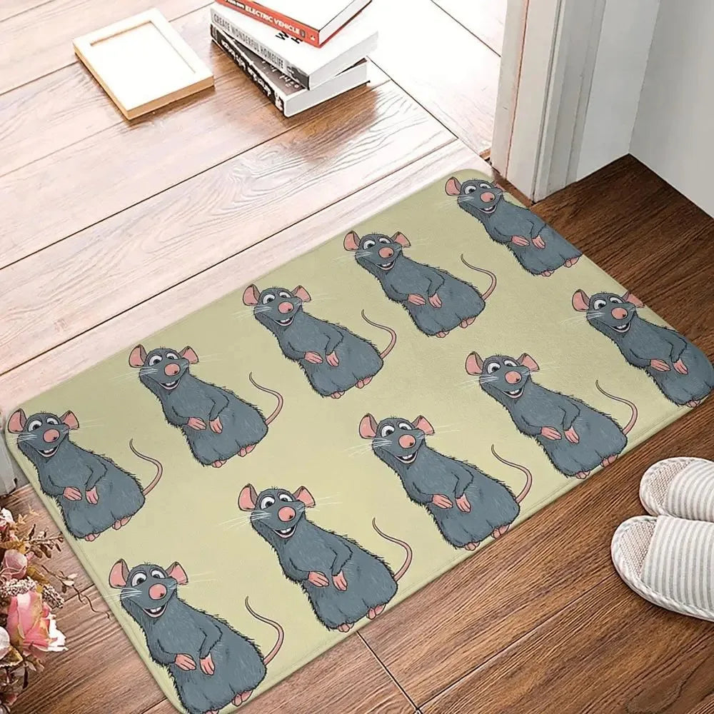 Navak Carpet MINOSO Remy The Little Chef From Ratatouille Doormat Rug Carpet Mat Footpad Polyester  Room Corridor Kitchen Bedroom