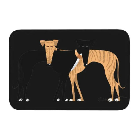 Navak Carpet Custom Cute French Bulldog Doormat Anti-Slip Entrance Kitchen Bathroom Door Floor Mat Garage Rug Carpet Footpad