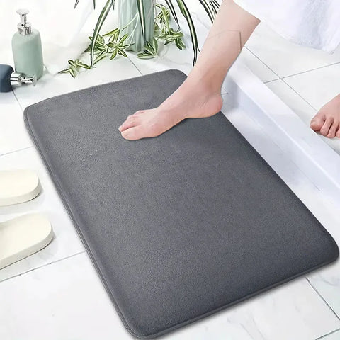 Navak Carpet Super absorbent thick sponge bathroom mat absorption mat toilet door anti-slip mat coral wool household quick drying foot mat