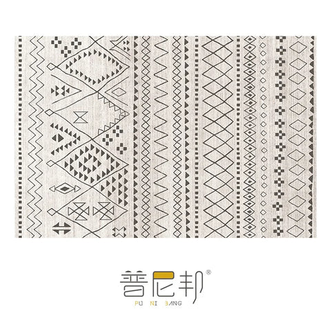 Navak Carpet American Moroccan Bedroom Decor Bedside Carpet Washable Carpets for Living Room Nordic Ethnic Lounge Rug Soft Non-slip Floor Mat