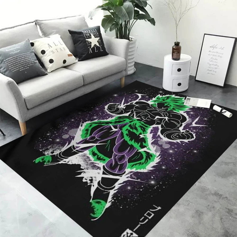 Navak Carpet Daily Picks Area Rugs Anime Son Goku Dragon Ball Z Super Saiyan Goku Ultra Instinct Printed Handmade Carpet for Home Decor