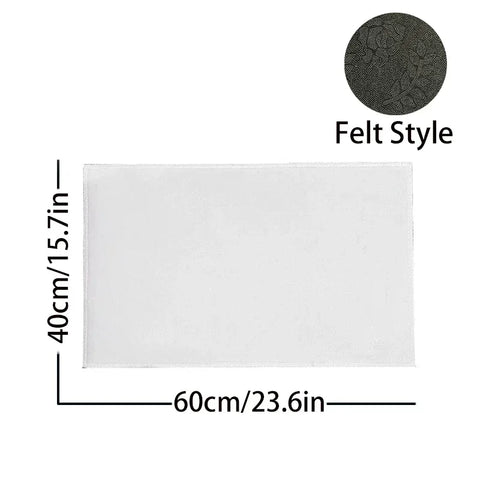 Navak Carpet 1 Piece of Alohomora Magic Key Theme Door Mat Machine Washable Polyester Anti Slip Rug Fashion and Beautiful Durable Felt Carpet