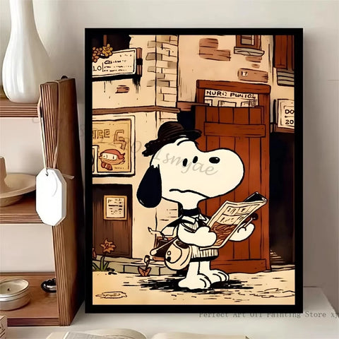 Navak Carpet Daily Picks Retro Classic S-Snoopy Dog Poster Stickers Art Wall Murals Decor Game Room Decor Gifts Painting