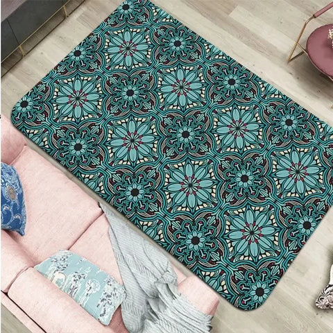 Navak Carpet Moroccan ethnic home decoration floor carpet children's room bedroom door mat living room bathroom absorbent floor mat