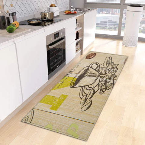 Navak Carpet Kitchen Floor Mat Hallway Entrance Doormat Home Living Room Children Bedroom Decoration Long Carpet Bath Door Anti-Slip Foot Rug