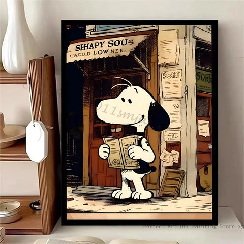 Navak Carpet Daily Picks Retro Classic S-Snoopy Dog Poster Stickers Art Wall Murals Decor Game Room Decor Gifts Painting