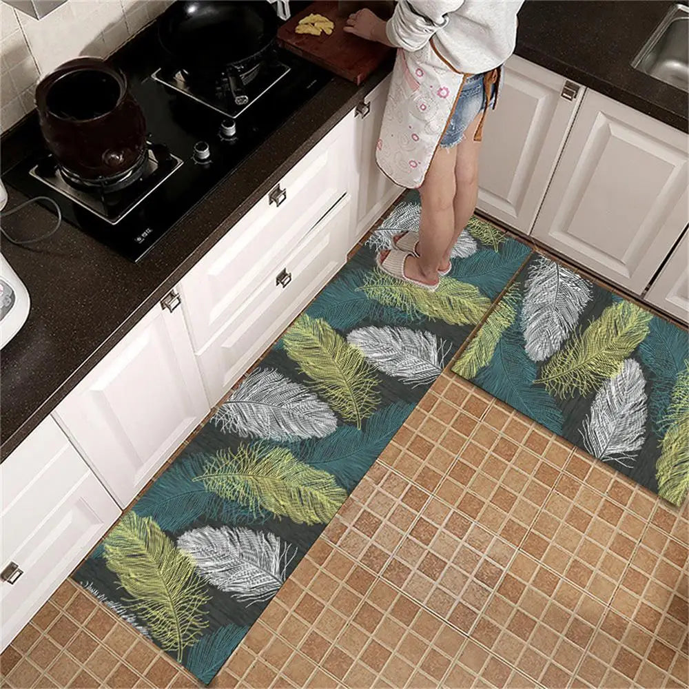Navak Carpet Kitchen Rug Durable Home Entrance Doormat High-end Kitchen Mats for Floor Waterproof House Hold Washable Non-slip Large Carpet