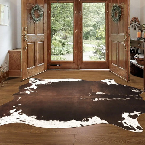 Navak Carpet American style Animal Print Rug faux fur cowhide rug Bedroom carpet room carpet for living room rugs house decoration floor mats
