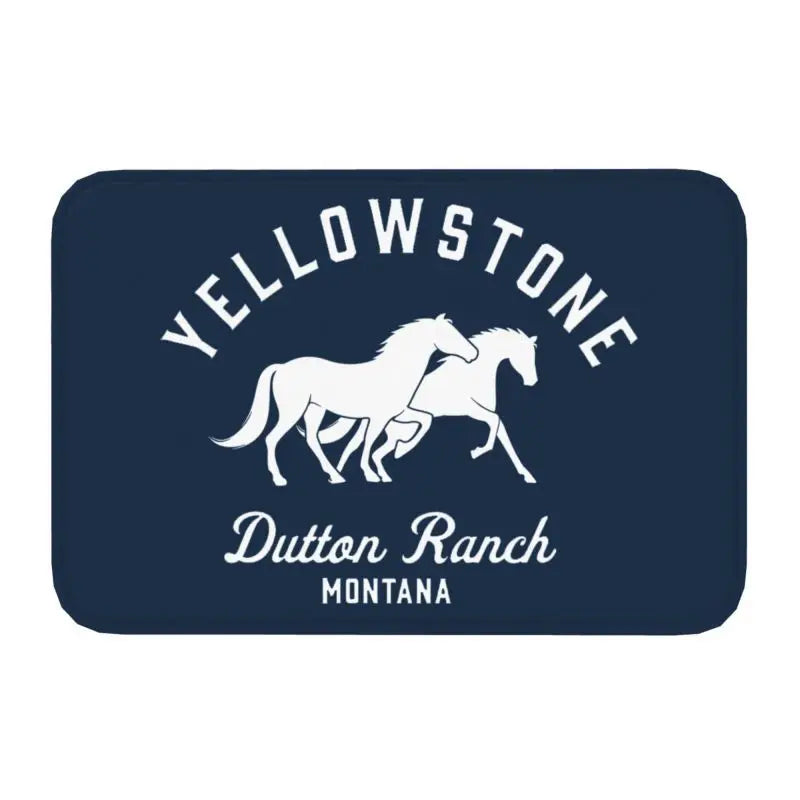 Navak Carpet Yellowstone Front Door Mat Anti-Slip Indoor Quick Dry Dutton Ranch Doormat Kitchen Balcony Entrance Rug Carpet